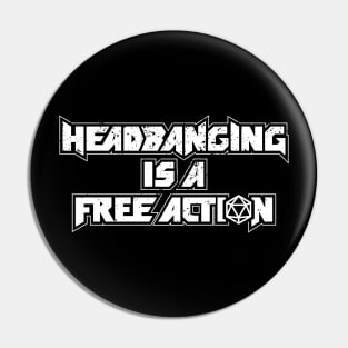 Headbanging Is a Free Action in DnD Pin