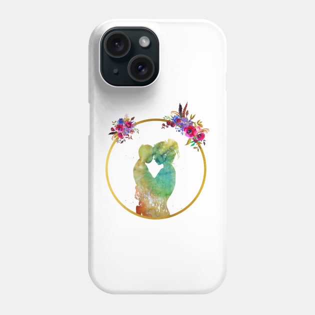 Mother and son Phone Case by erzebeth