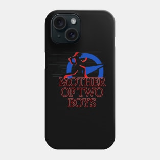 MOTHER OF TWO BOYS Phone Case