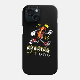 Running Hot Dog Phone Case