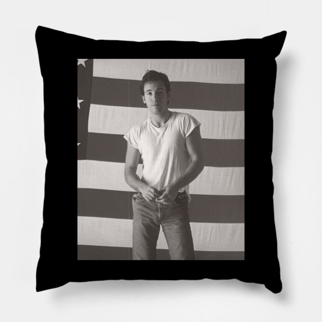 Springsteen Pillow by chelinbroga