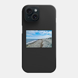 Coastal Scenery Of Pebble Beach And Ocean Phone Case