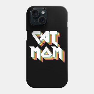 CAT MOM - Typographic Statement Design Phone Case