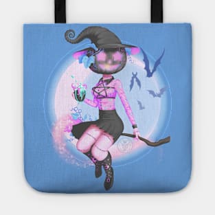 Pumpkin Witch Tote