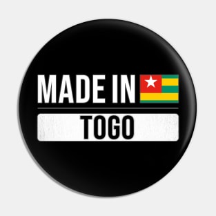 Made In Togo - Gift for Togolese With Roots From Togo Pin