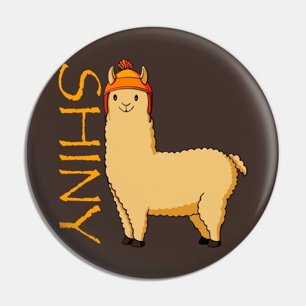 Shiny Firefly Llama Pin by Alisha Ober Designs