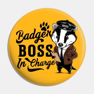 Badger Boss in a charge Pin