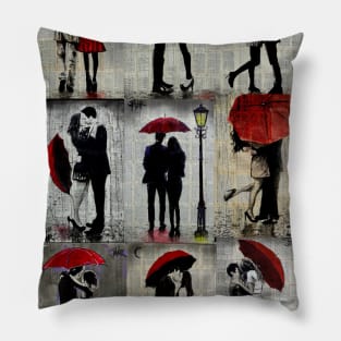 9 rainy days Pillow