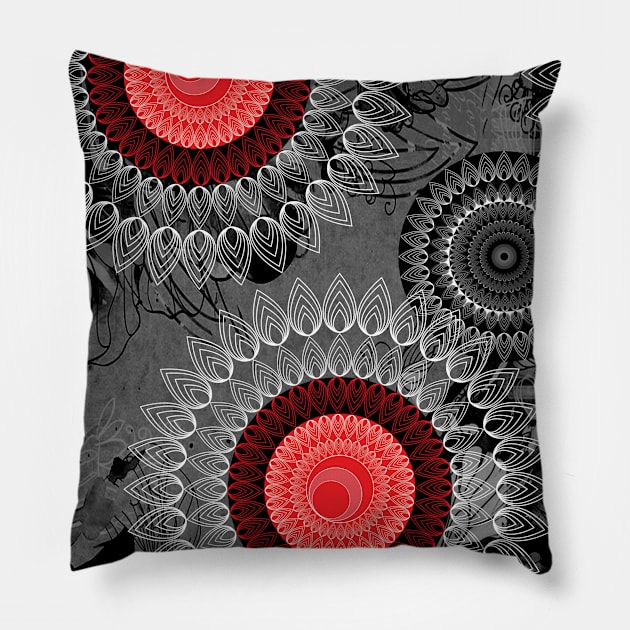 Mandala pattern Pillow by ilhnklv