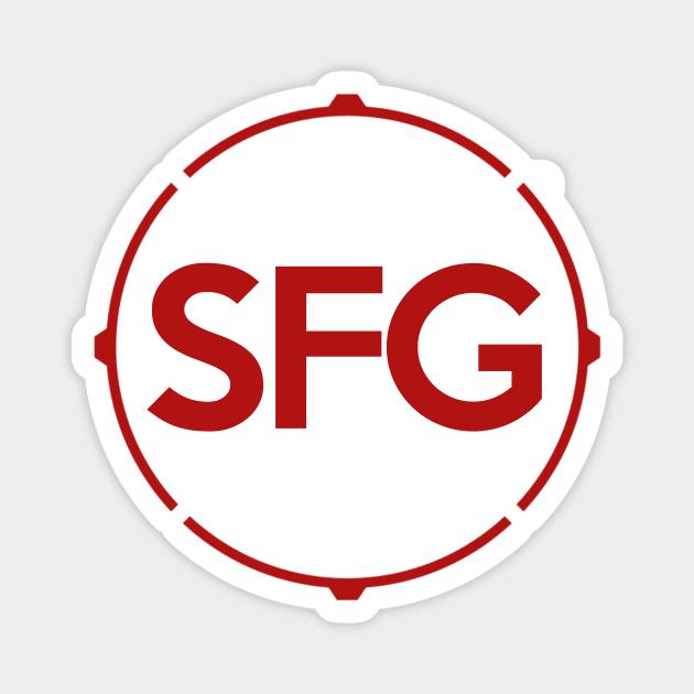 SFG logo circle Magnet by Sci Fi Generation Shop