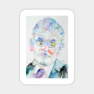 JAMES JOYCE - watercolor portrait .4 Magnet