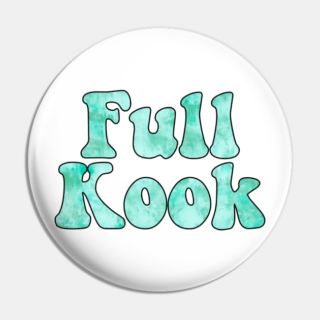 Tie Dye Mint Full Kook Pin by cartershart