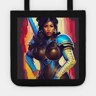 African Queen: Futuristic Fashion Statement T-Shirt Tote