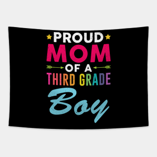 Proud Mom Of A Third grade Boy Back To School Tapestry