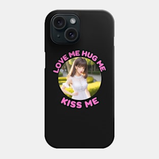 Anime Girl Love Me Beautiful Woman Anime Cosplay Phone Case