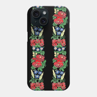 Slavic folklore ribbons black Phone Case