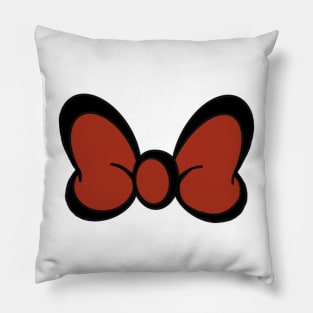 Red bow Pillow