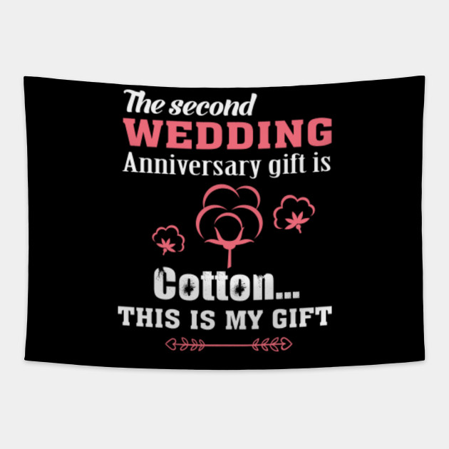 2nd Wedding Anniversary Gift Ideas Romantic Wedding Anniversary Tapestry Teepublic