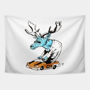 Driving Deer Tapestry