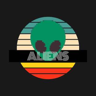 Retro Aliens T-Shirt