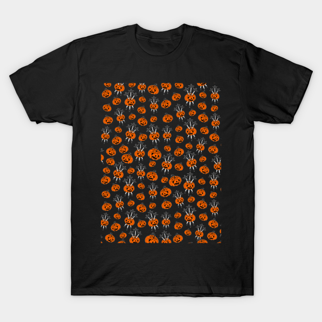 Pumpkin Patch Pattern - Pumpkin Halloween - T-Shirt