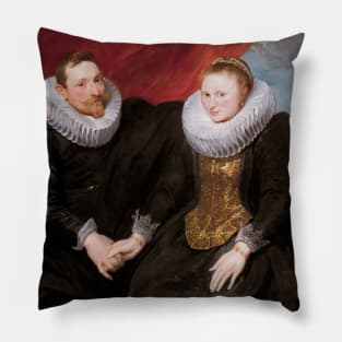 A Married Couple by Anthony van Dyck Pillow