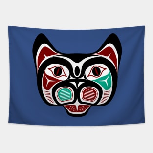 Northwest Pacific coast Haida Kitty Tapestry