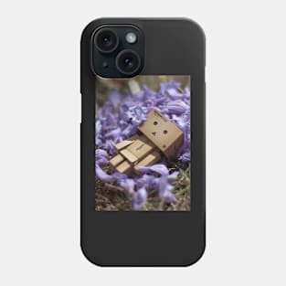 Danbo Lounging in the Jacarandas Phone Case