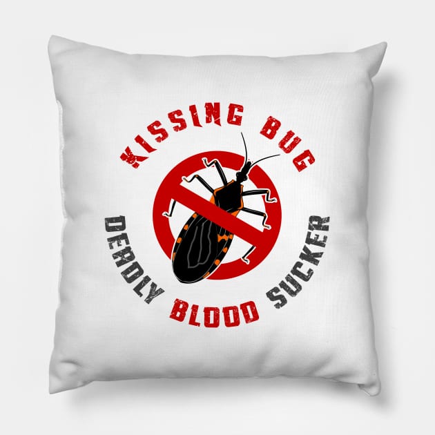 Kissing bug deadly blood sucker Pillow by Toogoo