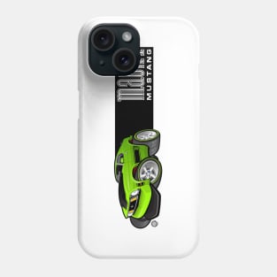 Mach 1 Green with Black Stripe Phone Case