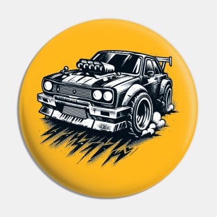 Cartoon car Pin