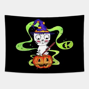 Halloween with Yuna Cat | Brewing the Potion of Love Tapestry