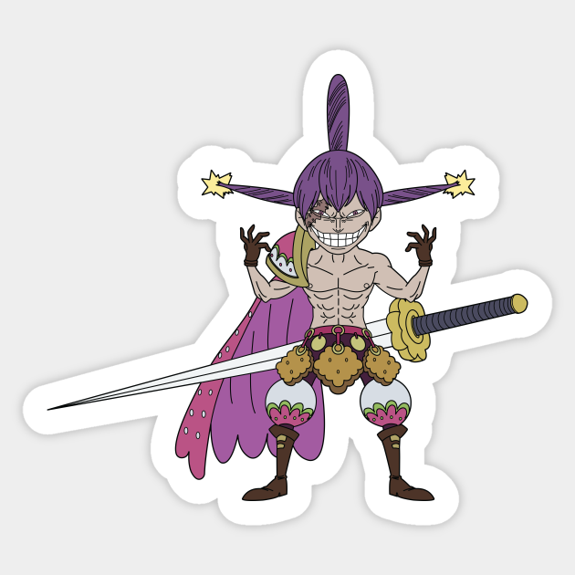 Charlotte Cracker One Piece Anime Sticker Teepublic Uk