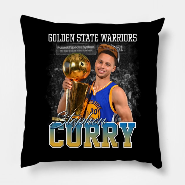 Steph Curry Golden State Warriors Pillow by capricorn