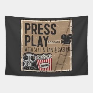 Press Play Logo Tapestry