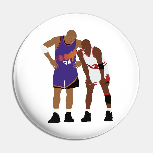 M. Jordan 23 vs C. Barkley 34 NBA Finals Pin by Jackshun