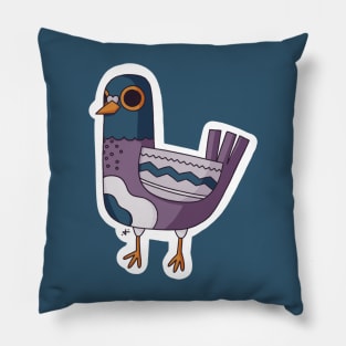 Pigeon Number Three Pillow