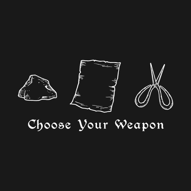 Choose Your Weapon - Renaissance Roshambo by frankpepito