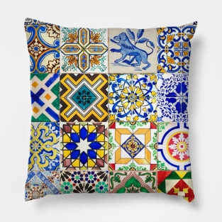 Azulejo — Portuguese tilework #21 Pillow