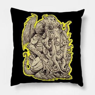 Zombie Art : Zombie Cthulhu (Pure Art Glow Series) Pillow