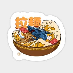 Shark Ramen Wave Magnet