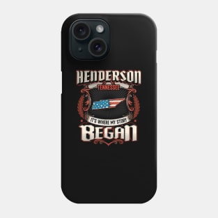 Henderson Tennessee Usa Flag 4Th Of July Phone Case