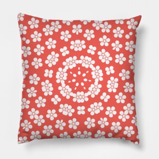 flower pattern kaeidoscope Pillow