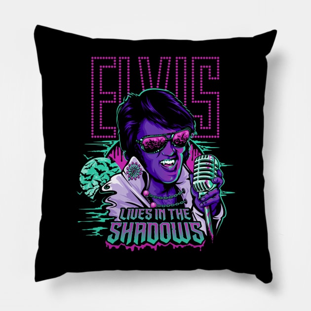 SHADOW KING Pillow by CappO