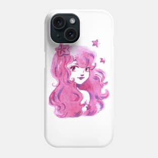 Pink Star Girl Phone Case