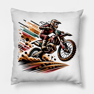 Motocross Motorbike Pillow