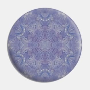 SwirlsC Unique Purple Colorful Abstract Mandala Pin