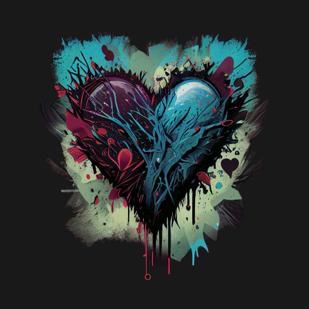 Abstract heart by GreenMary Design