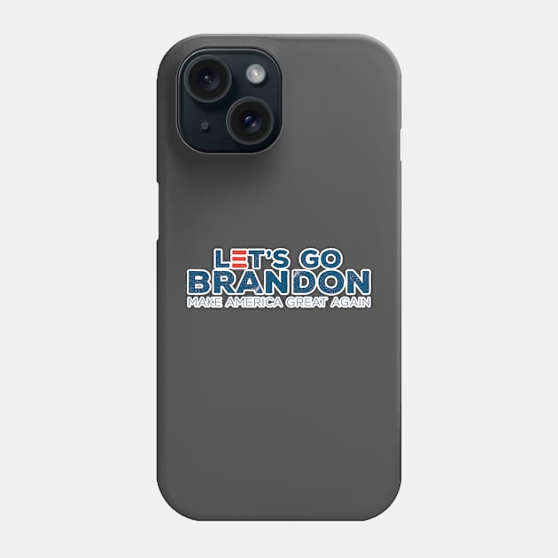 LETS GO BRANDON Phone Case by hamiltonarts