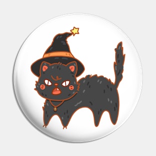 Witch Cat Pin